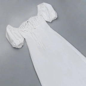 Vestido Longo Com Algodão - Lindele Exclusive