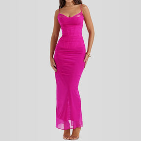 Vestido Longo Slim - Lindele Exclusive