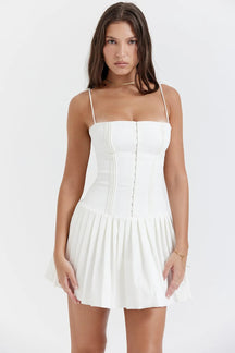 Vestido Curto com Alças Modelador - Lindele Exclusive