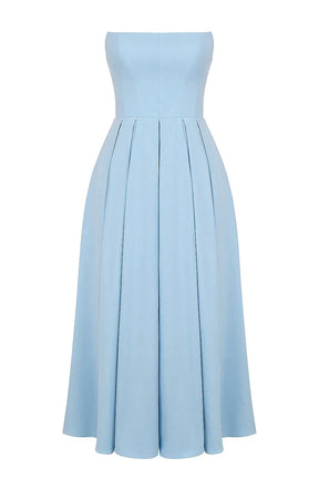 Vestido Feminino Midi Sem Alça - Lindele Exclusive