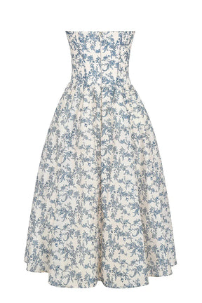 Vestido Midi Floral  - Lindele Exclusive