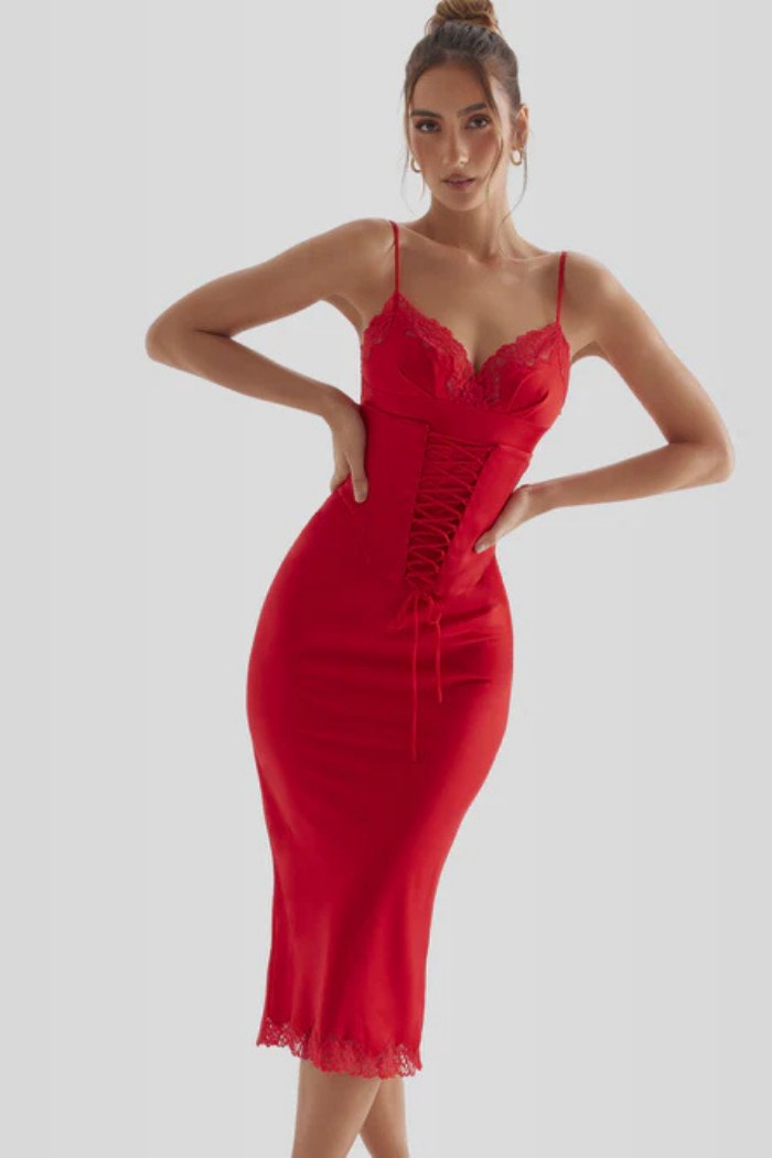 Vestido Longo Espartilho - Lindele Exclusive