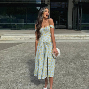 Vestido Midi  Estilo corset - Lindele Exclusive
