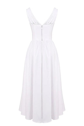 Vestido Midi Liso Modelador - Lindele Exclusive