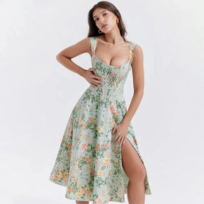 Vestido Midi  Estilo corset - Lindele Exclusive