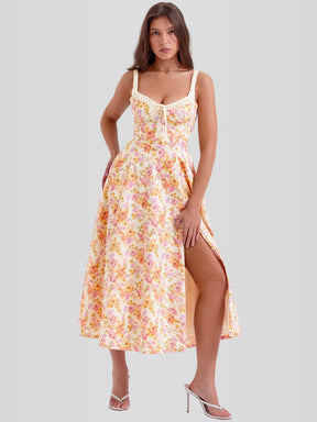 Vestido Bustier Midi - Modelador - Lindele Exclusive