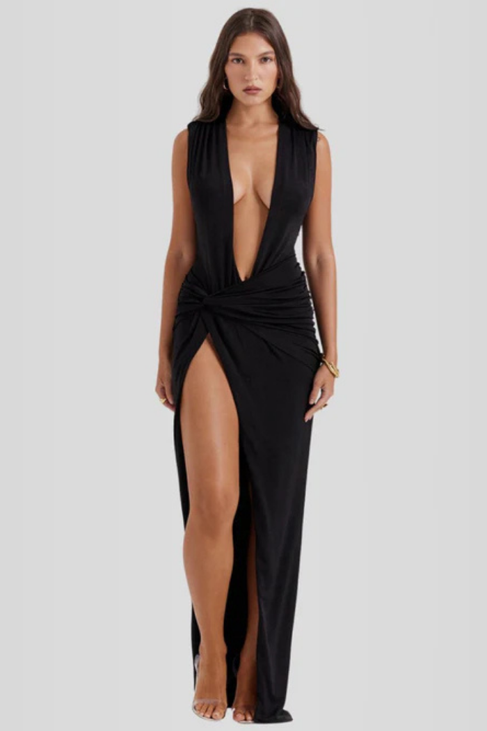 Vestido Yara Preto - Lindele Exclusive
