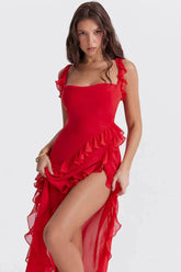 Vestido Longo Split - Lindele Exclusive