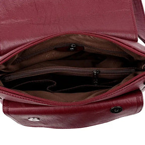 Bolsa Transversal Feminina Couro