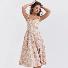 Vestido Midi  Estilo corset - Lindele Exclusive