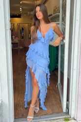 Vestido longo fluído - Lindele Exclusive