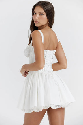 Vestido Curto de Algodão - Lindele Exclusive