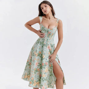 Vestido Midi  Estilo corset - Lindele Exclusive