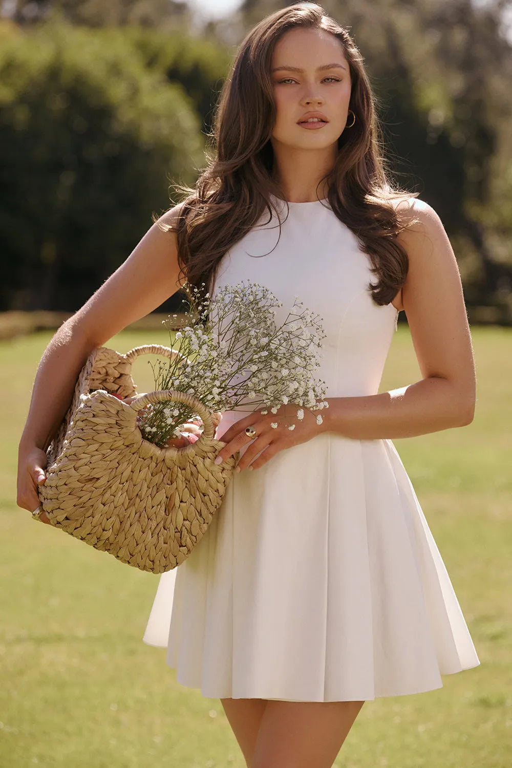 Vestido Curto Plissado - Lindele Exclusive