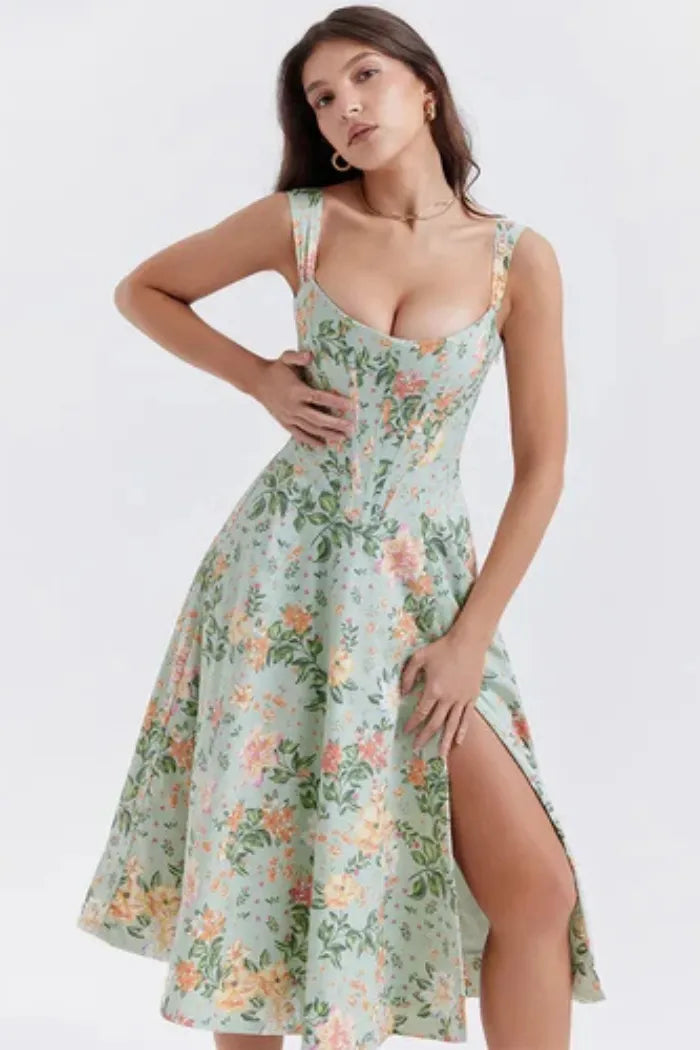 Vestido Midi  Estilo corset - Lindele Exclusive
