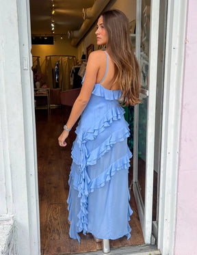 Vestido longo fluído - Lindele Exclusive