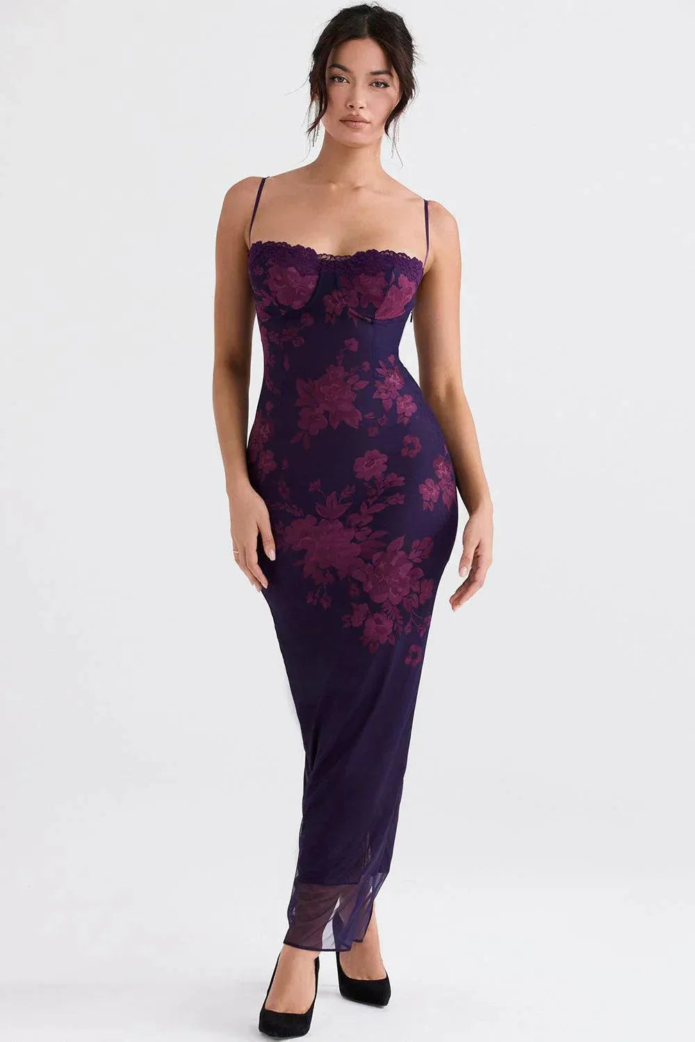 Vestido Longo Floral - Lindele Exclusive