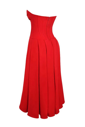 Vestido Midi Espartilho - Lindele Exclusive