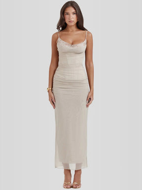 Vestido Longo Slim - Lindele Exclusive