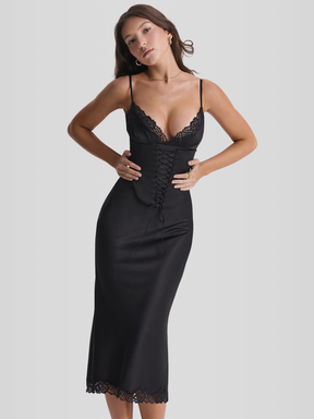 Vestido Longo Espartilho - Lindele Exclusive