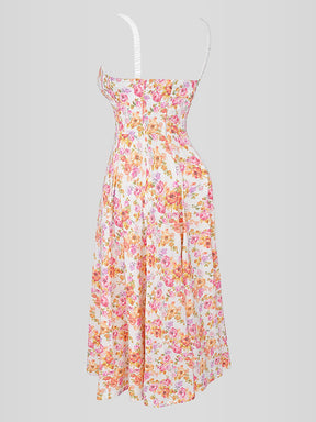 Vestido Bustier Midi - Modelador - Lindele Exclusive