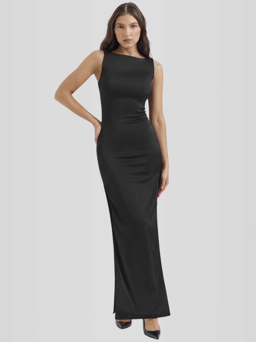 Vestido Longo Preto - Lindele Exclusive