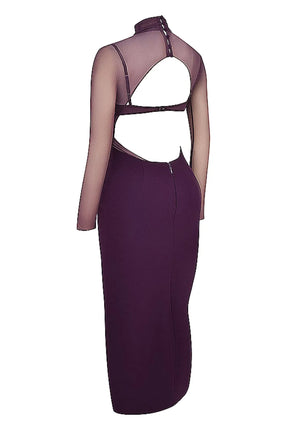 Vestido Longo Para Festas Roxo - Lindele Exclusive