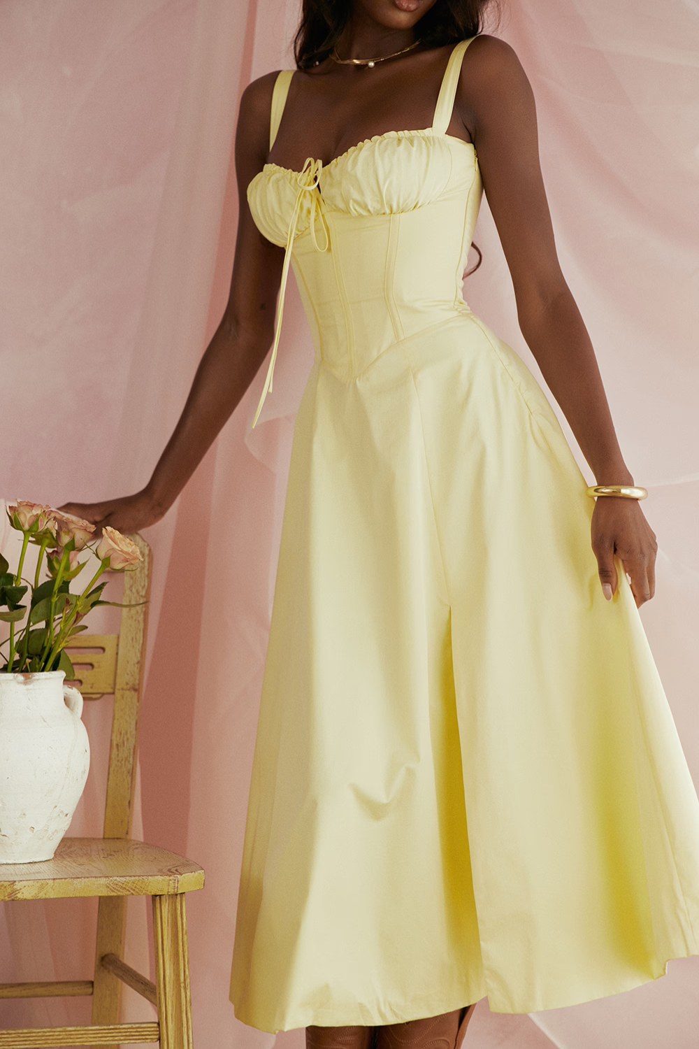 Vestido Midi Charlotte - Lindele Exclusive