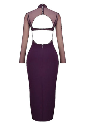 Vestido Longo Para Festas Roxo - Lindele Exclusive