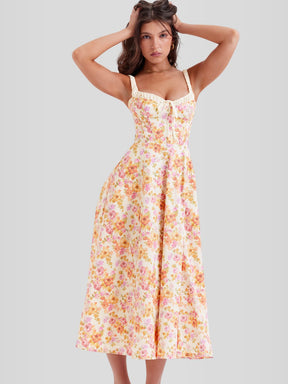 Vestido Bustier Midi - Modelador - Lindele Exclusive