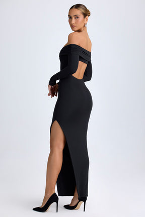Vestido Maxi Modal Ombro Caído - Lindele Exclusive