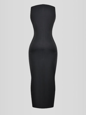 Vestido Longo Preto - Lindele Exclusive