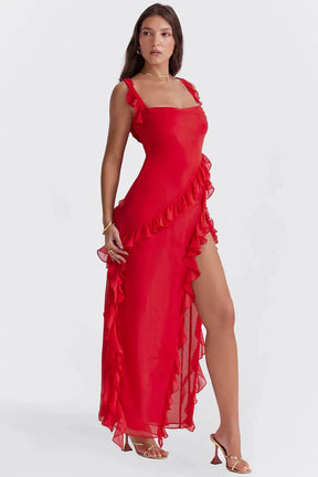 Vestido Longo Split - Lindele Exclusive