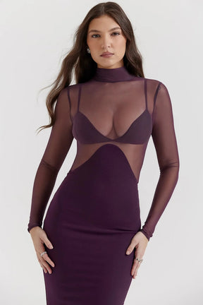 Vestido Longo Para Festas Roxo - Lindele Exclusive