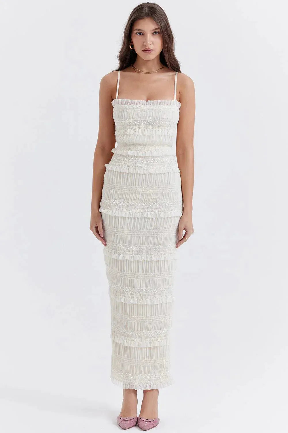 Vestido Longo Comprimento - Lindele Exclusive
